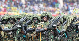 File photo - Ghanaian soldiers