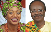 Former Chairperson of the CPP Samia Yaba Nkrumah and PPP flag bearer, Dr. Papa Kwesi Nduom