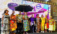 President Nana Addo Dankwa Akufo-Addo (middle)