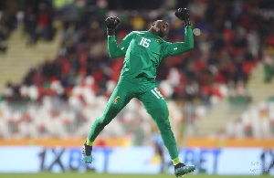 Black Galaxies goalkeeper, Danlad Ibrahim