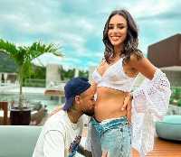 Neymar  and his pregnant girlfriend Bruna Biancardi