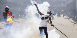 Live footage on local television showed smoke coming from inside the complex of Kenya's Parliament