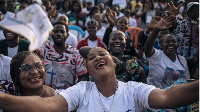 One million pipo attend di mass wit di Pope