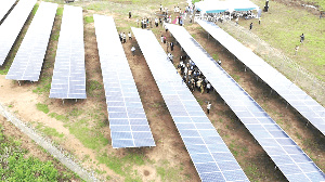 File photo of a solar power