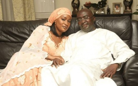 Vice President Dr Mahamadu Bawumia with his wife, Samira Bawumia