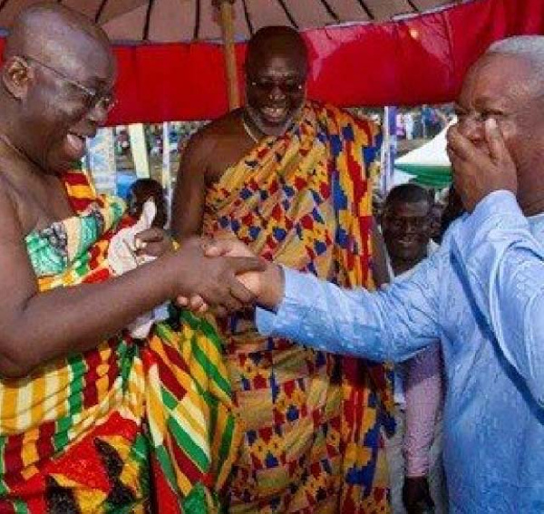 President Nana Addo Dankwa Akufo-Addo and John Dramani Mahama