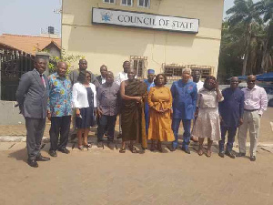 Council Of State Members In A Group Photo With The Leadership Of The Majority Caucus