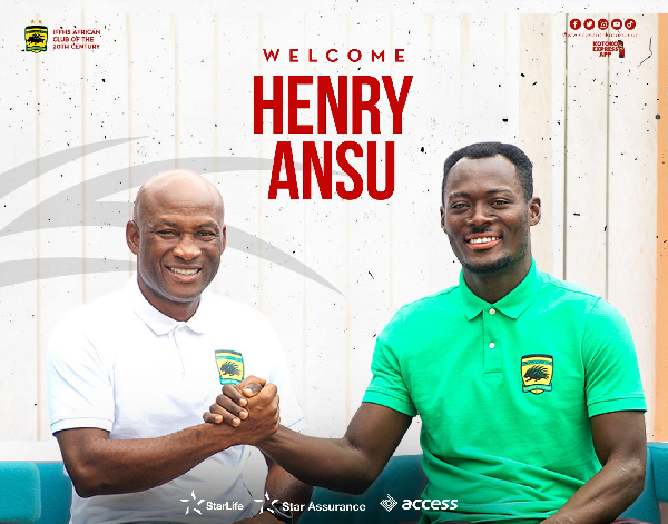 Henry Ansu (right) and Coach Prosper Ogum