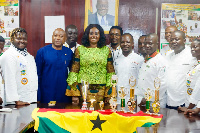 The Chef Association of Ghana paid a courtesy call on the Hon.Minister for Tourism,Arts & Culture.