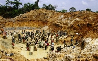 Galamsey operation in Ghana