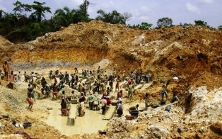 Galamsey operation in Ghana