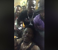 Shatta Wale has justified why he slapped his body guard on stage