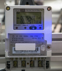 File photo of an ECG prepaid meter