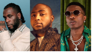 Nigerian Musicians, Burna Boy, Davido and Wizkid