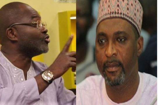 Assin Central Member of Parliament, Kennedy Agyapong and Minority Chief Whip, Muntaka Mubarak