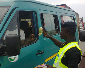 Trotro Bribe Police