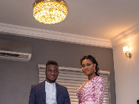 David Accam and wife Florence Dadson