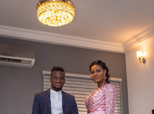 David Accam And Wife Florence Dadson