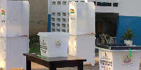 File Photo: Ballot boxes at a polling station