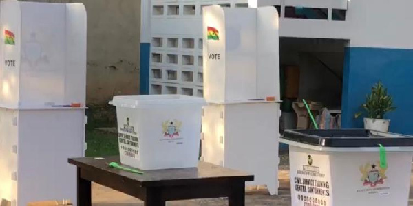 File Photo: Ballot boxes at a polling station