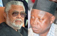 Former President Jerry John Rawlings and Bede Ziedeng