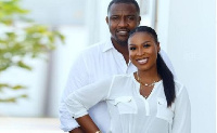 NDC's Parliamentary Candidate for Ayawaso West Wuogon, John Dumelo with wife