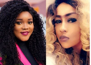 Actress Ella Mensah and Akosua Vee