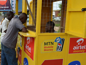 A mobile money vendor