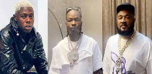 Mohbad, Naira Marley and Sam Larry