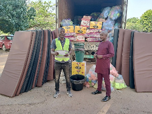 NADMO Supports Flood Victims  Shai Osudoku District