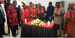 Speaker Bagbin Signs Ga Queen Mother's Book Of Condolence