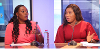 Dr. Yaa Akyaa Boateng and Yvonne Philips speaking on Eye on Port