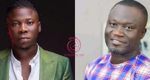 Dancehall musician Stonebwoy and Ola Michael