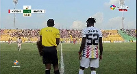 Samuel Inkoom coming on for his debut