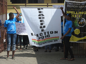 Participants on a peace march