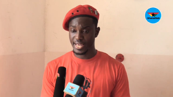 Youth Leader of the Economic Fighters, Ernesto Yeboah