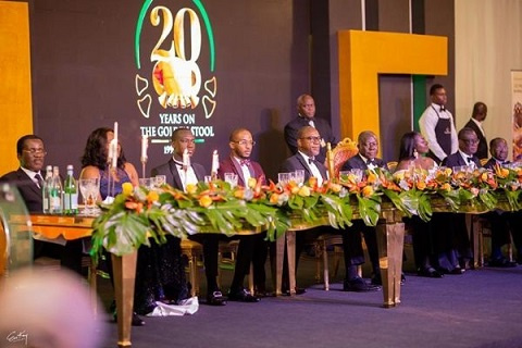 Otumfuo and other dignitaries on the high table