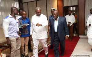 President John Dramani Mahama and President-elect Nana Akufo-Addo