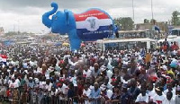 Some member of the NPP during a party rally