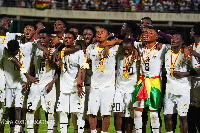 Jerry Afriyie scored Ghana's winning goal against Uganda