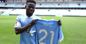 Ghanaian midfielder Kingsley Sarfo