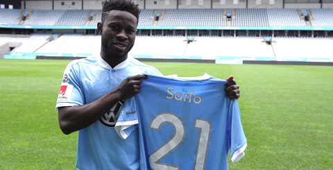 Ghanaian midfielder Kingsley Sarfo