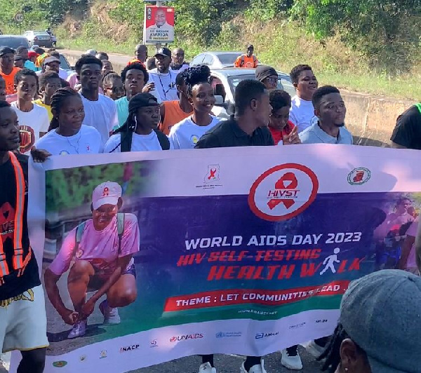 Free HIV self-testing kits were distributed as well as free condoms