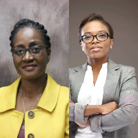 EWN Executive Committee Chairperson,  Eunice Biritwum and Marcia Ashong, Founder of TBR Africa