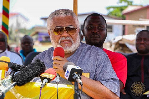 Jerry John Rawlings Grey Hair And Sunglasses