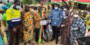 Emmanuel Kumah was the Municipal Best Farmer at the 36th National Farmers