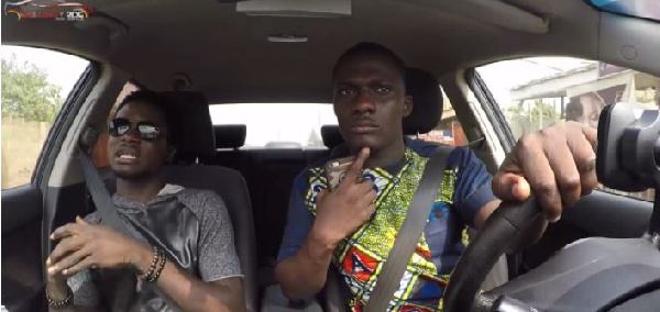 Kuami Eugene on Celebrity Ride with Zionfelix