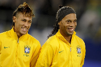 Brazil legend, Ronaldinho and second highest scorer in Brazil history, Neymar