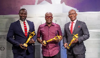 From Right: Ignite Media Group, MD, Kayode Akintemi, Paul Adom Otchere, and Michael Oduro