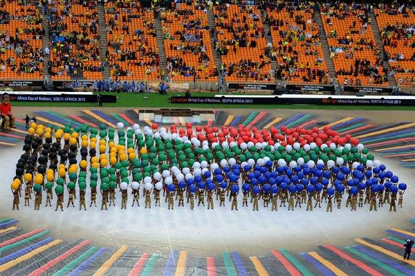 There were beautiful scenes at the opening ceremony of the African Cup of Nations